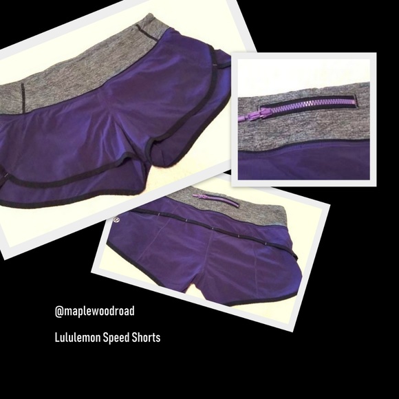 lululemon athletica Pants - Lululemon Lolo Purple Speed Shorts 6